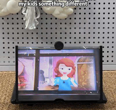 Foldable phone screen magnifier